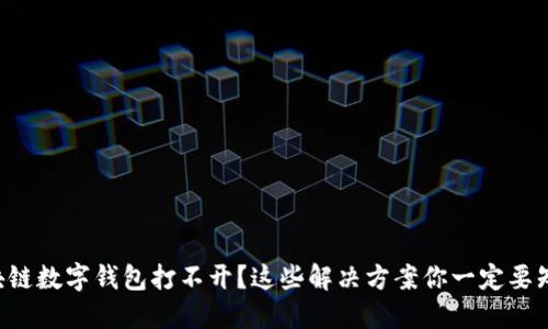 区块链数字钱包打不开？这些解决方案你一定要知道！